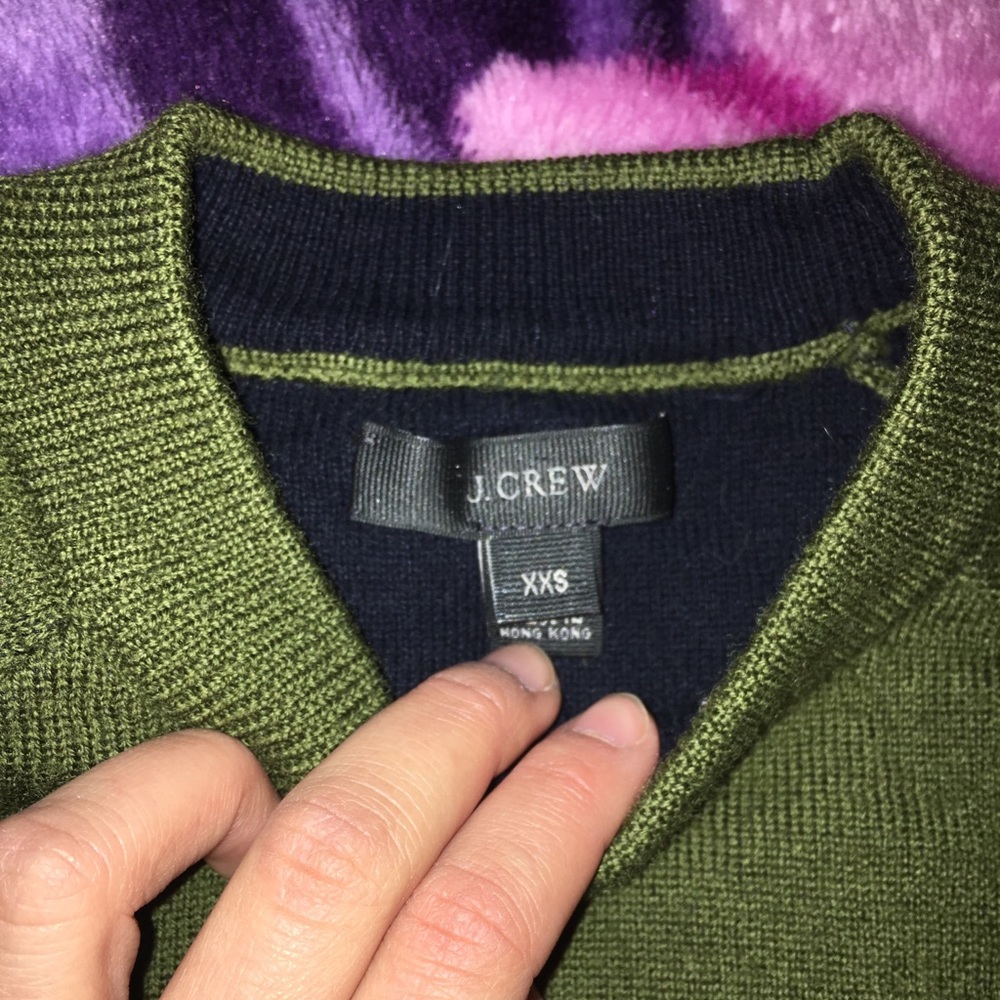 Olive green long sleeve shirt